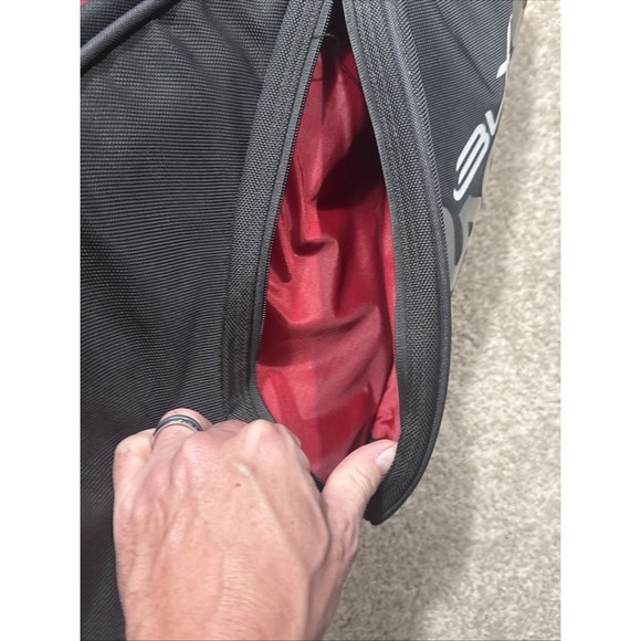 Wilson BLX Tour Super Six Pro Tour Tennis Racket Bag Backpack Black - Picture 7 of 12